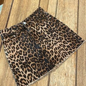 Zara leopard print mini
